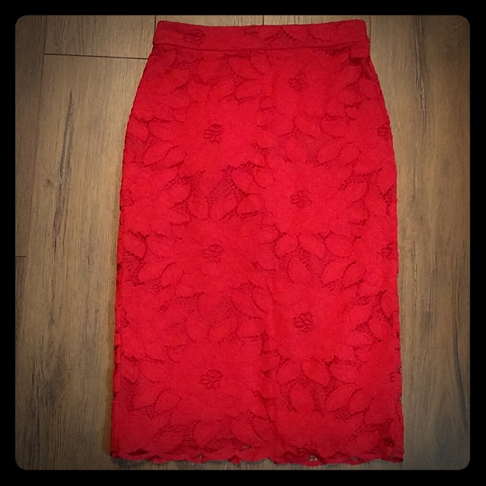 Red Bebe Skirt